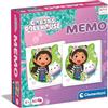 Clementoni - 18296 - Memo Gabby's Dollhouse - Gioco di Memoria E Associazione, Carte da Accoppiare, Gioco Educativo Bambini 4 Anni, Gioco di Carte, Gioco da Tavolo Bambini, Made in Italy