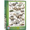 EuroGraphics- Dinosaurs Puzzle, Multicolore, 6000-0098
