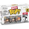 Funko Bitty POP! 4 Pack: Harry Potter - Hermione Granger, Rubeus Hagrid, Ron Weasley, Mystery Mini Figure - Styles may vary - 0,9 pollici (2,2 cm) Da collezione - Idea regalo - Per sacchetti da festa