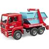 bruder 02741 - MAN TGA Camion con cassone scarrabile - 1:16 Veicoli, camion, autocarri, veicoli da cantiere, cantiere, giocattoli dai 3 anni