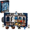 LEGO Harry Potter Ravenclaw House Banner 76411, Hogwarts Castle Common Room Toy or Wall Display with Luna Lovegood Minifigure, Collectible Travel Toys