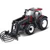 Burago Bburago B18-44082 TRATTORE AGRICOLE VALTRA N174 CON CARICATORE ANTERIORE Auto, Modello, Sport, Preassemblato, Rosso