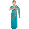 Kimokawaii Costume da Bollywood turchese per bambini (5-6 anni)
