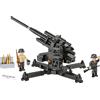 COBI 10,5 cm Flak 39 modello in mattoncini - cannone antiaereo 1:35
