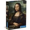 Clementoni - 39708 - Museum Collection - Leonardo, Gioconda - 1000 Pezzi - Puzzle Adulti, Arte, Puzzle Quadri Famosi, Dipinti Famosi, Made In Italy