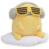 GUND Sanrio Gudetama - Peluche a forma di uovo pigro, Gudetama con occhiali da sole, da 1 anno in su, giallo, 12,7 cm