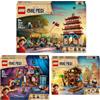 BRICKCOMPLETE Lego One Piece 75636 - Set di 3 tende da circo Buggy dem Clown & 75638 Showdown im Arlong Park 75637