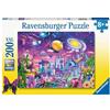 Ravensburger - Puzzle, Città Cosmica, 200 Pezzi XXL, Puzzle per Bambini, Età Consigliata 8+, 13291 1