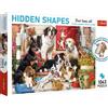 Trefl, Puzzle Hidden Shapes - Divertimento Dei Cani - 1000 + 43 Elementi, Trova Forme Nascoste Nei Puzzle, Puzzle Insoliti, Cani, Divertimento, Esterno, Intrattenimento Creativo