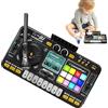 Generico Giocattolo elettrico per mixer musicale - Tastiera per pianoforte USB portatile, strumento DJ per l'apprendimento dei bambini, audio digitale illuminato | Dispositivo musicale interattivo per bambini,
