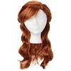 Disney Frozen 2 parrucche da Anna da 45,7 cm, capelli rossi fluenti con dettaglio a treccia, per costume da ragazza, travestimento o Halloween, per bambini dai 3 anni in su