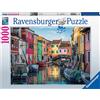 Ravensburger - Puzzle Burano, Italia, 1000 Pezzi, Idea regalo, per Lei o Lui, Puzzle Adulti