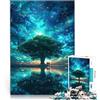 LKASGCBY Puzzle 2000 pezzi per adolescenti albero del paesaggio fantastico Giochi di relax Ogni pezzo è unico - Gioco divertente e stimolante per tutta la famiglia 70x100cm