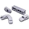 Outland Models Veicoli Abbandonati Paesaggio Ferroviario Set 1:87 HO Scala
