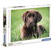 Clementoni - 35072 Collection Puzzle - Chocolate Puppy - 500 Pezzi - Made In Italy - Puzzle Adulto
