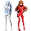 Gooyeh Ayanami Rei & Asuka Langley Soryu Statuina in PVC Modello Figure da Scrivania Decorazione Compleanno 18 cm