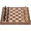 SQUARE GAME SQUARE - Scacchi da Torneo Professionale n. 5 NOCE - Scacchiera in Legno - Pezzi degli Scacchi - Staunton 5