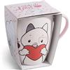 NICI Tazza in Porcellana con Gatto Celebrate Love 310 ml
