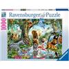 Ravensburger - Puzzle Avventure nella giungla, 1000 Pezzi, Idea regalo, per Lei o Lui, Puzzle Adulti