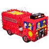 Boland Pinata 30966 - Auto dei vigili del fuoco, dimensioni 43 x 24 x 18 cm, camion antincendio, compleanno, decorazione, gioco per feste, regalo