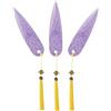HshDUti Zoeys Armi Anime Hunters Costume Prop, Cosplay Armi Oggetti di Scena per Film di Cartoni Animati, Bagliore al Buio Accessorio per Costumi di Halloween (Violetta 3 Pezzi)