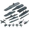 LOVIVER 17x Set di Giocattoli per Navi per Modellini di Aeroplani in Scala Ridotta E Regalo Divertente per di Rifornimento, Grigio