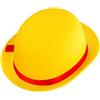 CARTOON Bombetta da clown accessorio per costumi di carnevale cappello in feltro per bambini