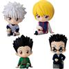 Xinchangda 4pcs Killua Zaoldyeck Figure Anime Gon Freecss Action Figure 6 cm Kurapika Carino Figurine Collezioni di Modelli Decorazione Desktop Decorazioni per Torte