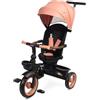 TOYZ by CARETERO TOYZ - Triciclo Evolutivo per Bambini Saber - Bicicletta a 3 Ruote per Bambini e Bambine - Bicicletta per Bambini con Schienale e Cintura di Sicurezza - 51x104x101 cm - Rosa chiaro