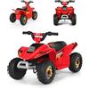 SOARS Auto elettrica per bambini, Quad elettrico per bambini ATV 6V, camminata anteriore/posteriore, sedile ergonomico, ruote antiscivolo, caricatore incluso, carico 30 kg, per ragazzi e ragazze 3