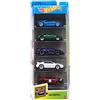 Mattel Hotwheels 5 Car Pack (Styles Vary)