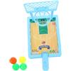 Milisten Gioco da Tavolo Basket Bambini in Plastico con 4 Palline, Design Colorato per Allenare Coordinazione Mano-occhio e Abilità Manuali a Casa Colore Casuale