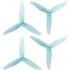 Gemfan 4Pairs 3016 Elica 1,5mm/2mm Foro di montaggio 3-paddle CW CCW per 1108-1303 motore RC Racing Drone Quadricottero (1,5mm Blue)
