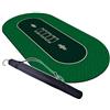Poker Mania Shop Panno da Gioco Tappeto Poker in Gomma 180x90 da 3mm Ovale
