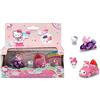 Simba Dickie Hello Kitty 253242003 - Scooter Macaron + Melody - Veicoli in metallo + statuine rimovibili