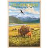 MyPuzzle.com MyPuzzle Yellowstone National Park - Hayden Valley Bisons, Vintage Travel Poster - Premium 1000 Pezzi Puzzle - MyPuzzle Collezione speciale di Havana Puzzle Company