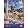 XKASKDFKE Puzzle Cane barboncino tazza da tè Artee Stampa Di Qualit Gioco Educativo E Stimolante Animale Divertimento Gioco 1000 Pezzi Per Adulti E Bambini 38x26cm/1000pcs
