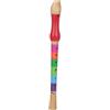 LiebeWH Flauto in Legno Giocattolo Flauto Registratore Educativo 4 Colori con Superficie Liscia e Bordo per Bambini Pratica per Bambini(sette colori)
