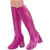 W WIDMANN MILANO Party Fashion - Copristivali, copriscarpe anni '70 per adulti, costume da discoteca per Carnevale