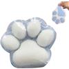 Generico Giocattoli Antistress Fatti a Mano in Silicone a Forma di Zampa di Gatto Grande, Giocattoli sensoriali Antistress Morbidi e Originali, Regali per Adolescenti a Tema Gatto. (Blu)