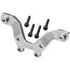 GPM Aluminium 7075 Alloy Front Damper Plate for Arrma 1/18 ARA2106 Typhon GROM Mega 380 Brushed 4X4 Small Scale Buggy Upgrade Parts - Silver
