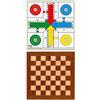 Cayro - Parcheesi E Scacchiera - Legno - Misura 40 X 40 - Design Classico Ed Elegante - Gioco Tradizionale - Sviluppo Cognitivo - Design Elegante E Durevole