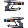 Joyincoser Pistola Quad Supereroe The Galaxy Peter Quill Giocattolo Cosplay Puntelli di scena Resina Replica Halloween Maschera Balls Accessori (2 pezzi)