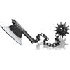 Tarcury Kit Modello di Blocchi - Arma Himejima Gyomei Mazza Chiodata & Ascia 779 Pezzi, 101,3 cm Spada Anime Katana Cosplay Set da Collezione