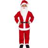HENBRANDT Costume da Babbo Natale per bambini