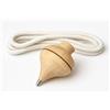 Greca Trottola di Legno Classica. Diametro: 6 cm. Altezza: 9 cm. Con spago. Per Bambini