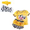 CIYODO Set Vestiti per Bambole Neonate in Cotone Giallo, Comodi e Sicuri per Bambole da 50-55cm, Adatti a Giochi per Ragazzo Ragazza