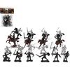 MINHADISI Figure Medievale Giocattolo Soldato, Soldato Giocattolo Figure Set, 5-7cm Esercito Soldati Figure Militari, Miniatura Giocattolo Soldati Miniature Home Tabella Decorazione (28PCS)