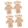 TOYANDONA 8pezzi Ciondolo Peluche Orsetto Per Portachiavi e Decorazioni Borse Charm Unico Per Zaini e Borse Spalla Design Carino e Elegante Per Regali e Occasioni Speciali