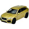 Generisch Welly modello auto compatibile con Jaguar F-Pace X761 SUV Gold dal 2016 ca 1/34-1/39 Metal Model Auto Die Cast Nuovo in scatola
